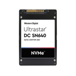 WD Ultrastar DC SN640 WUS4BB038D7P3E4 - SSD - crittografato - 3840 GB - interno - 2.5" - U.2 PCIe 3.1 x4 (NVMe) - 256 bit AES - Self-Encrypting Drive (SED), TCG Ruby Encryption